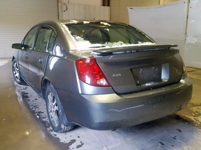 1G8AL52F95Z176696 - 2005 SATURN ION LEVEL CHARCOAL photo 3
