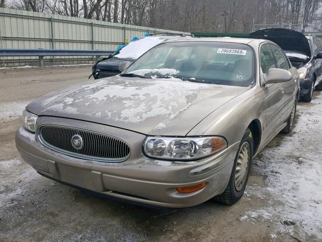 1G4HP54K714144495 - 2001 BUICK LESABRE CU BROWN photo 2