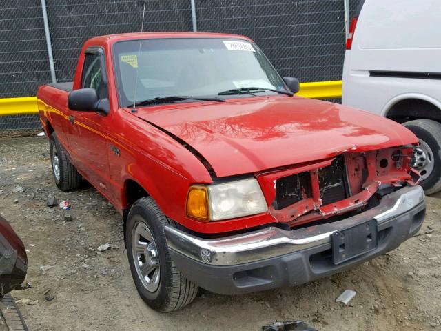 1FTYR10C21TA00882 - 2001 FORD RANGER RED photo 1