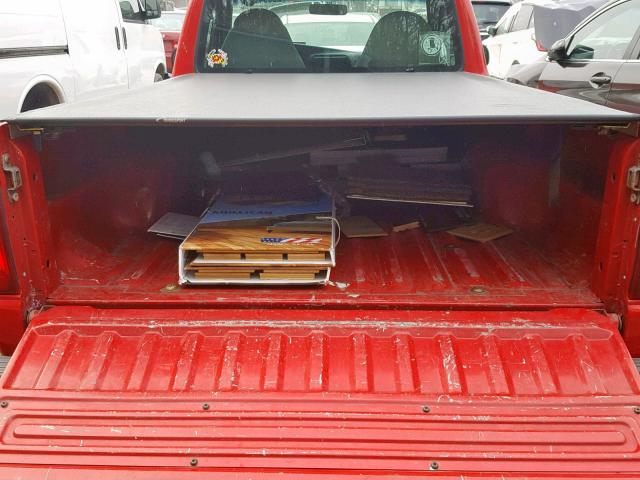 1FTYR10C21TA00882 - 2001 FORD RANGER RED photo 6