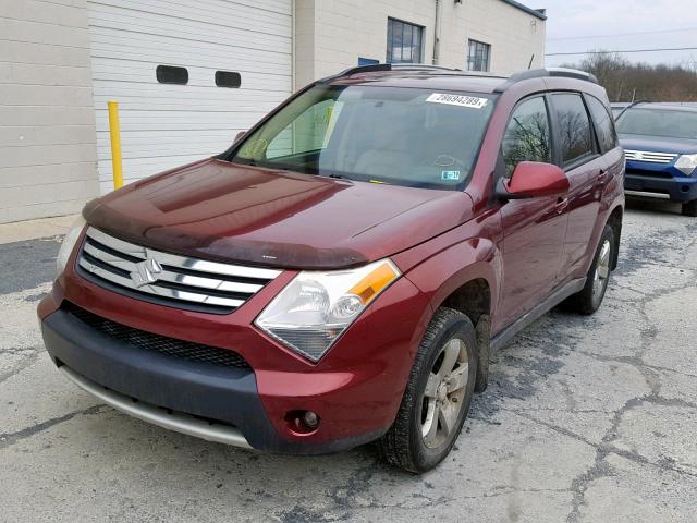 2S3DA917086126331 - 2008 SUZUKI XL7 LIMITE BURGUNDY photo 2