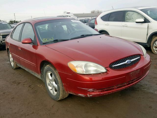 1FAFP55U21A293609 - 2001 FORD TAURUS SES RED photo 1