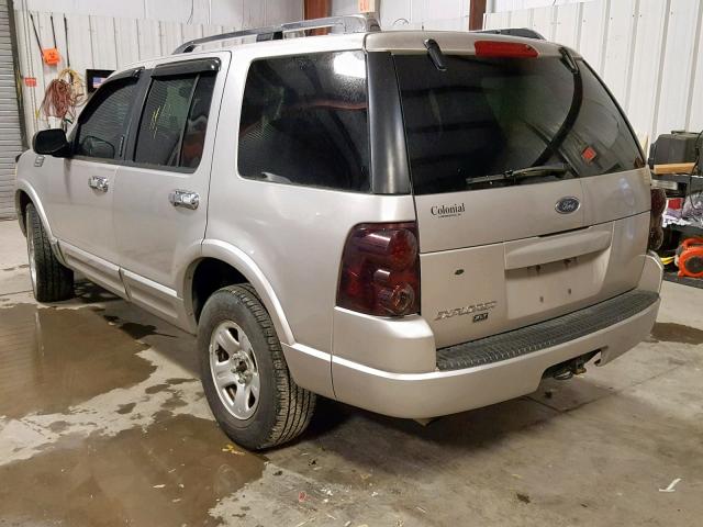 1FMZU75K83UA46442 - 2003 FORD EXPLORER L SILVER photo 3