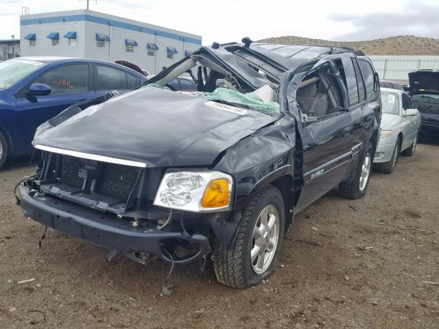 1GKDT13S652157284 - 2005 GMC ENVOY BLACK photo 2