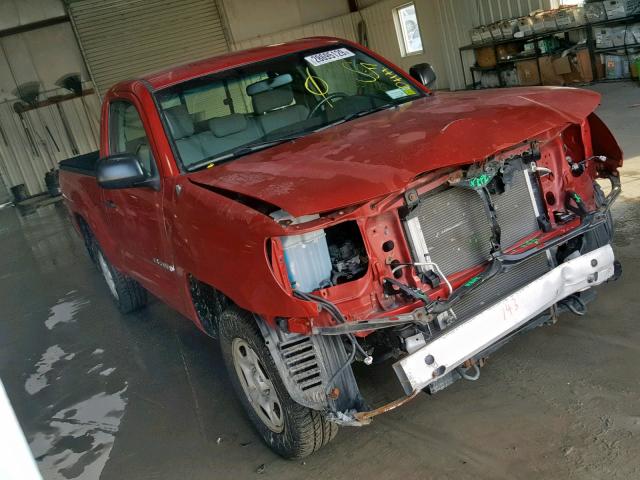 5TENX22N69Z646226 - 2009 TOYOTA TACOMA RED photo 1