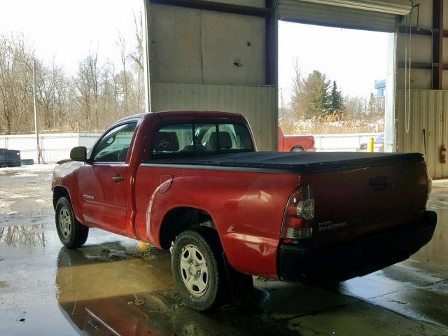 5TENX22N69Z646226 - 2009 TOYOTA TACOMA RED photo 3