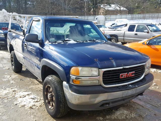 1GTGC24U82Z207264 - 2002 GMC NEW SIERRA BLUE photo 1