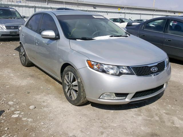 KNAFU4A27D5668499 - 2013 KIA FORTE EX SILVER photo 1