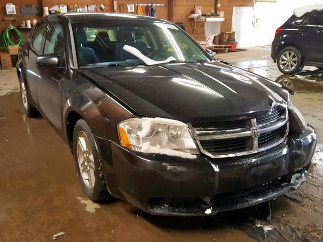 1B3CC1FBXAN201509 - 2010 DODGE AVENGER EX BLACK photo 1