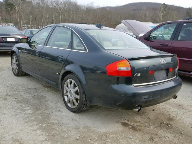 WAUCD64B44N097581 - 2004 AUDI A6 S-LINE GREEN photo 3