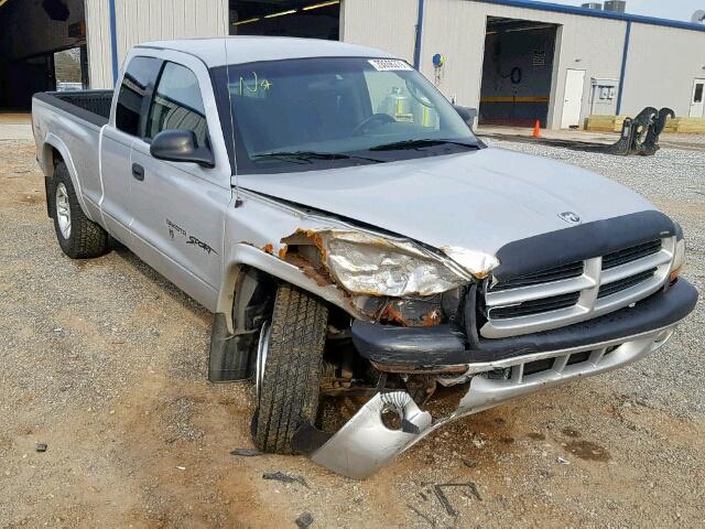 1B7GG22X91S340009 - 2001 DODGE DAKOTA SILVER photo 1