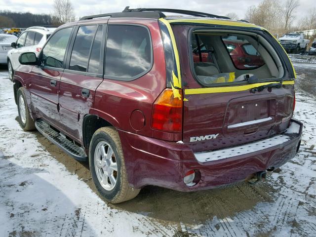 1GKDT13S652150741 - 2005 GMC ENVOY BURGUNDY photo 3