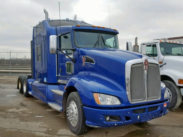 1XKAD49XXCJ283445 - 2012 KENWORTH CONSTRUCTI BLUE photo 1