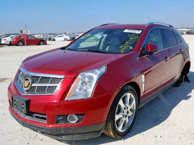 3GYFNCEY6BS629201 - 2011 CADILLAC SRX PREMIU MAROON photo 2