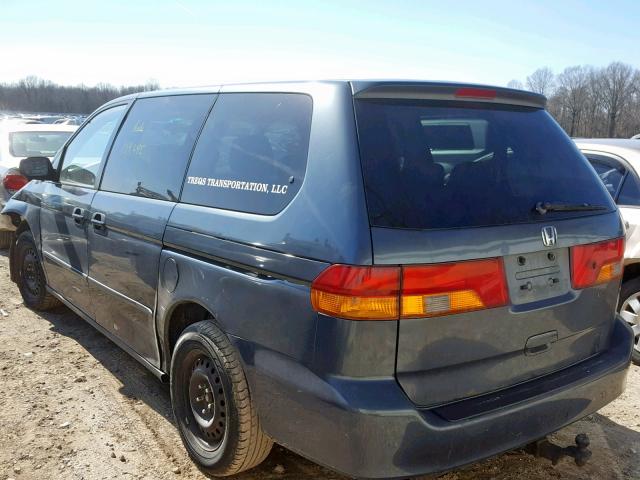 5FNRL18593B071837 - 2003 HONDA ODYSSEY LX GRAY photo 3