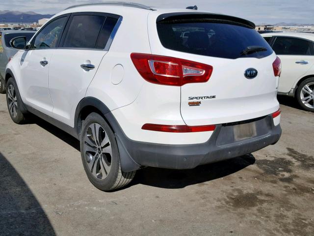 KNDPC3A29C7339911 - 2012 KIA SPORTAGE E WHITE photo 3