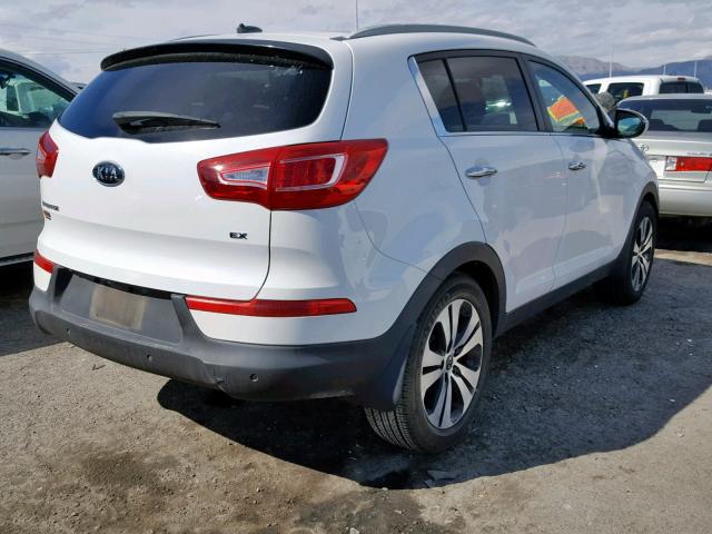 KNDPC3A29C7339911 - 2012 KIA SPORTAGE E WHITE photo 4