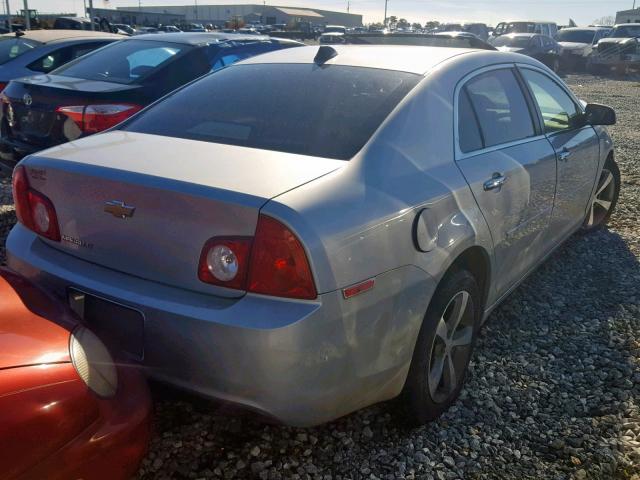 1G1ZC5EU0CF168559 - 2012 CHEVROLET MALIBU 1LT 银色 照片 4