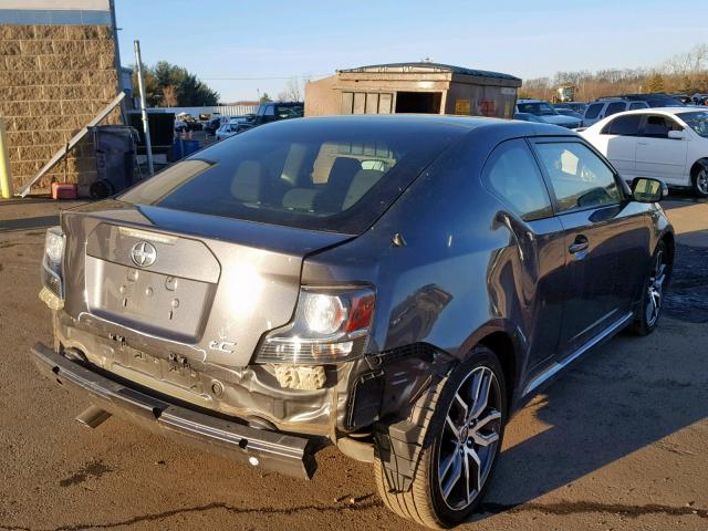 JTKJF5C76FJ003750 - 2015 TOYOTA SCION TC GRAY photo 4