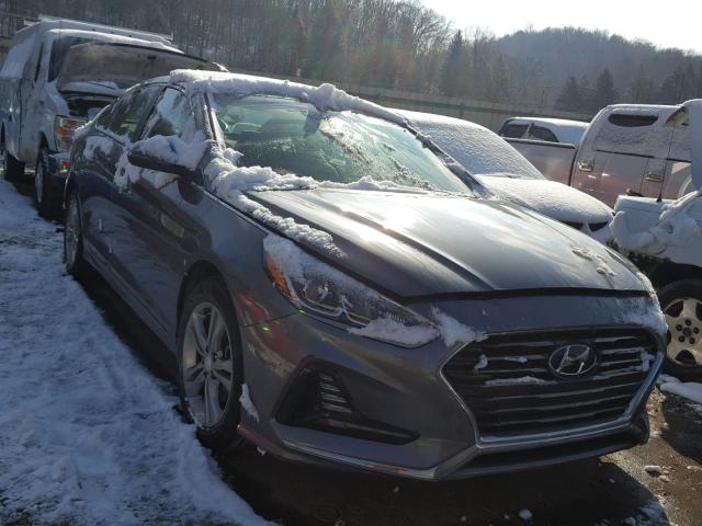 5NPE34AF6JH634800 - 2018 HYUNDAI SONATA SPO SILVER photo 1