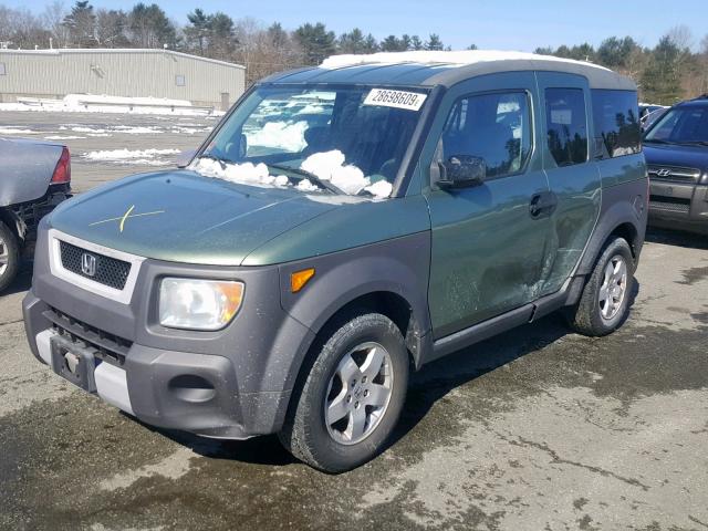 5J6YH18593L016440 - 2003 HONDA ELEMENT EX GREEN photo 2