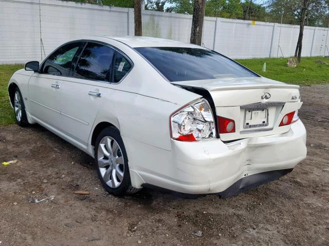 JNKAY01E06M117147 - 2006 INFINITI M35 BASE WHITE photo 3