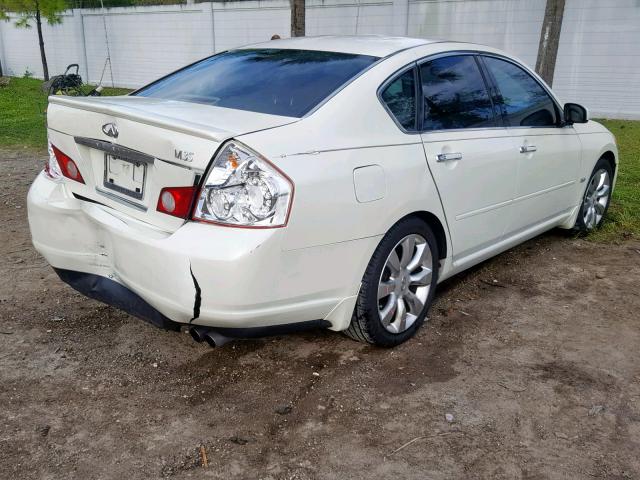 JNKAY01E06M117147 - 2006 INFINITI M35 BASE WHITE photo 4