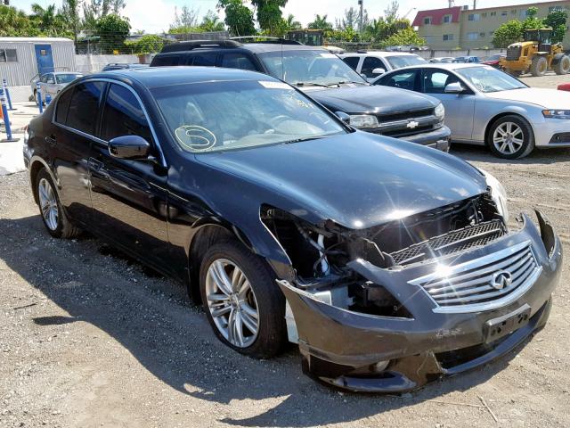 JN1CV6AR0BM410116 - 2011 INFINITI G37 BLACK photo 1