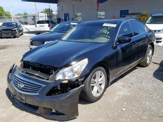 JN1CV6AR0BM410116 - 2011 INFINITI G37 BLACK photo 2