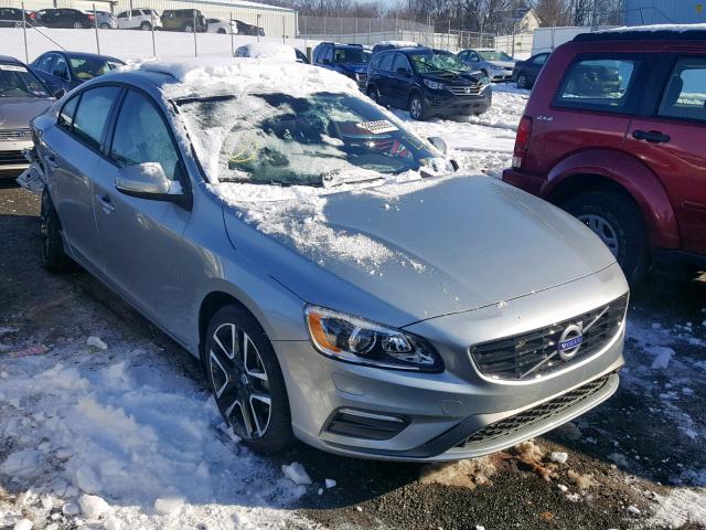 YV140MTL6J2460732 - 2018 VOLVO S60 DYNAMI SILVER photo 1