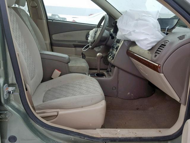 1G1ZT54895F143490 - 2005 CHEVROLET MALIBU LS GREEN photo 5