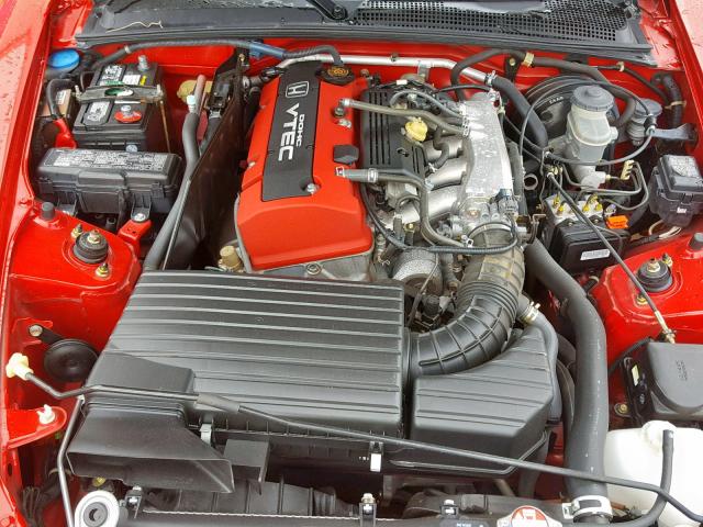 JHMAP11452T002768 - 2002 HONDA S2000 RED photo 7