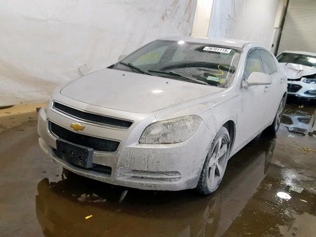 1G1ZC5EU4BF149236 - 2011 CHEVROLET MALIBU 1LT SILVER photo 2
