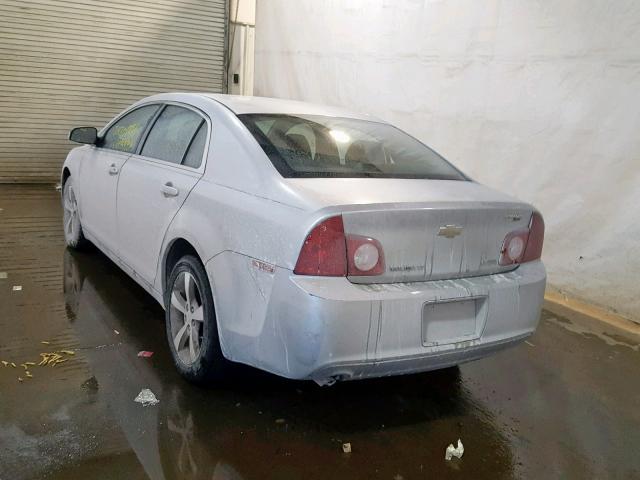 1G1ZC5EU4BF149236 - 2011 CHEVROLET MALIBU 1LT SILVER photo 3