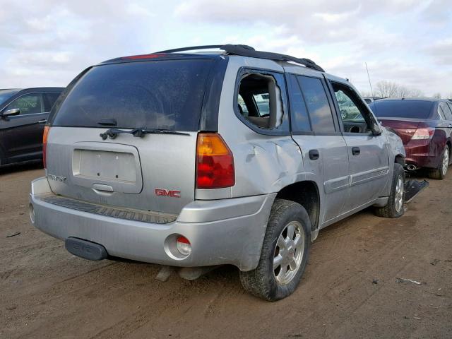 1GKDT13S642398342 - 2004 GMC ENVOY SILVER photo 4