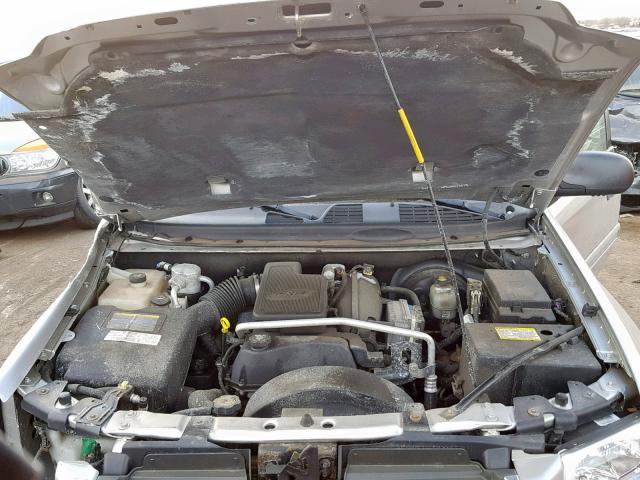 1GKDT13S642398342 - 2004 GMC ENVOY SILVER photo 7