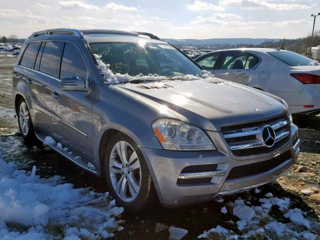 4JGBF7BE1BA671811 - 2011 MERCEDES-BENZ GL 450 4MA GRAY photo 1