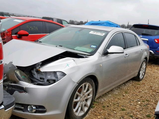 1G1ZK57708F218992 - 2008 CHEVROLET MALIBU LTZ SILVER photo 2