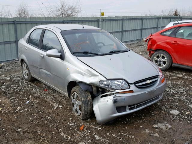 KL1TD52675B300427 - 2005 CHEVROLET AVEO BASE ვერცხლისფერი ფოტო 1