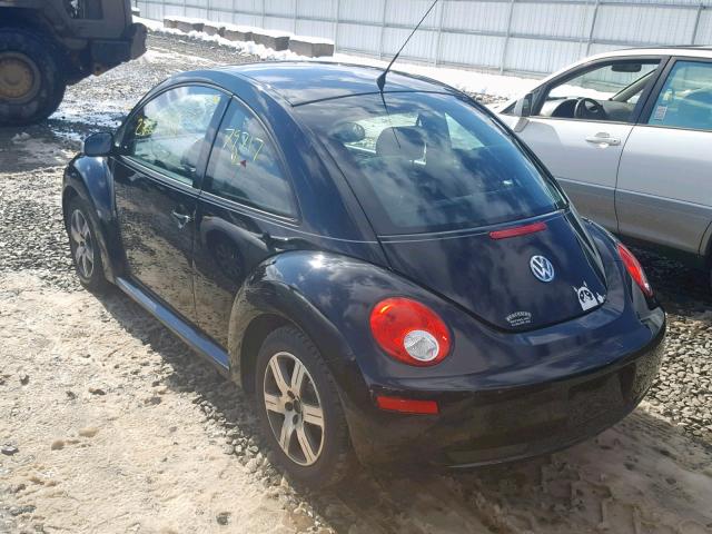 3VWPG31C26M406448 - 2006 VOLKSWAGEN NEW BEETLE BLACK photo 3