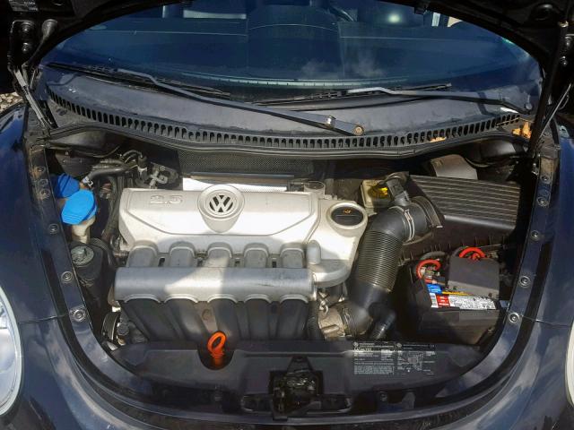 3VWPG31C26M406448 - 2006 VOLKSWAGEN NEW BEETLE BLACK photo 7