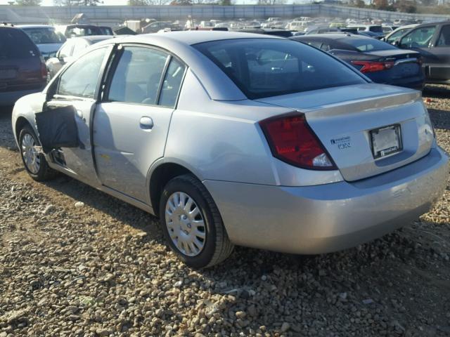 1G8AJ52F24Z228089 - 2004 SATURN ION LEVEL SILVER photo 3