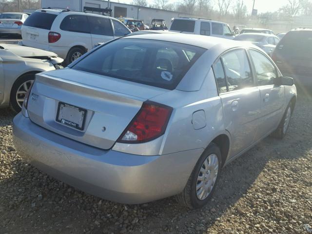 1G8AJ52F24Z228089 - 2004 SATURN ION LEVEL SILVER photo 4