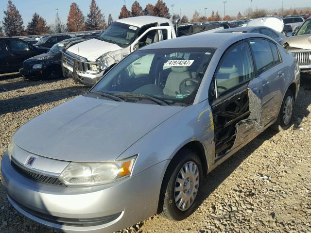 1G8AJ52F24Z228089 - 2004 SATURN ION LEVEL SILVER photo 9