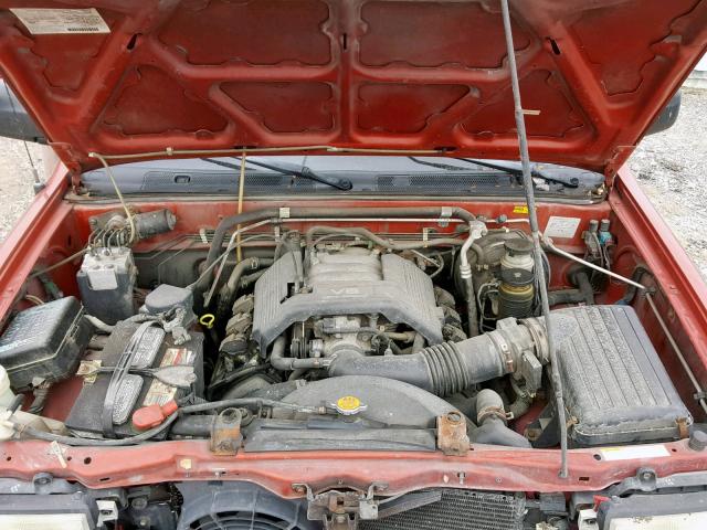 4S6CM58WXX4401438 - 1999 HONDA PASSPORT E 红色 照片 7