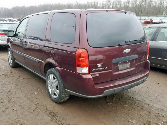 1GNDV23W28D134776 - 2008 CHEVROLET UPLANDER L 栗色 照片 3