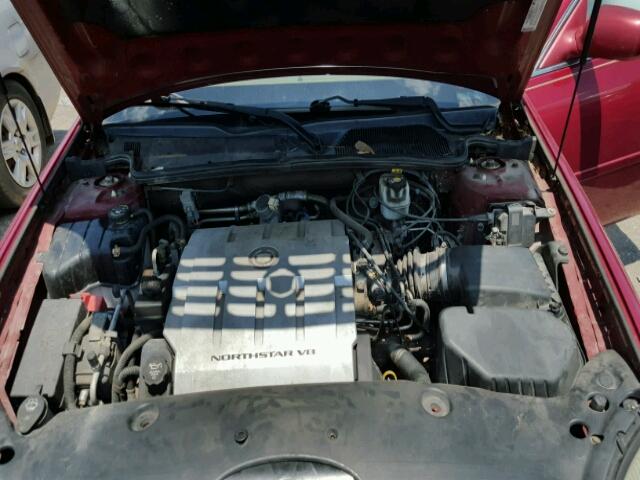 1G6KE54Y34U159460 - 2004 CADILLAC DEVILLE DH RED photo 7