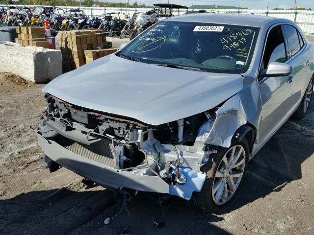 1G11F5SL0FF171885 - 2015 CHEVROLET MALIBU LTZ ვერცხლისფერი ფოტო 2