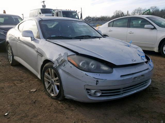 KMHHM66D77U258647 - 2007 HYUNDAI TIBURON GS SILVER photo 1