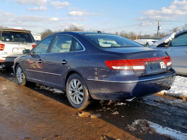 KMHFC46FX7A240760 - 2007 HYUNDAI AZERA SE BLUE photo 3